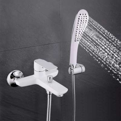 Brass Single Handle Polished Bath Tap Shower