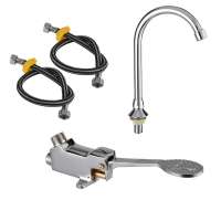 Brass Foot Operated Foot Pedal Taps Pedal Touchless Basin faucets mixers taps Medical Faucet