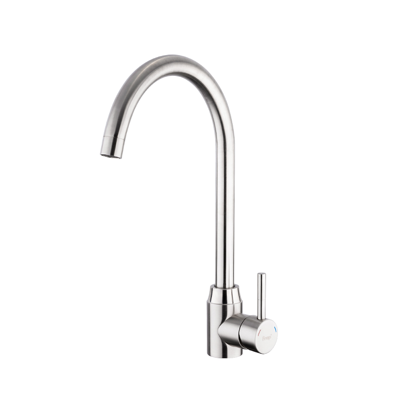 Stainless Steel Brushed Kitchen Sink Taps Faucet